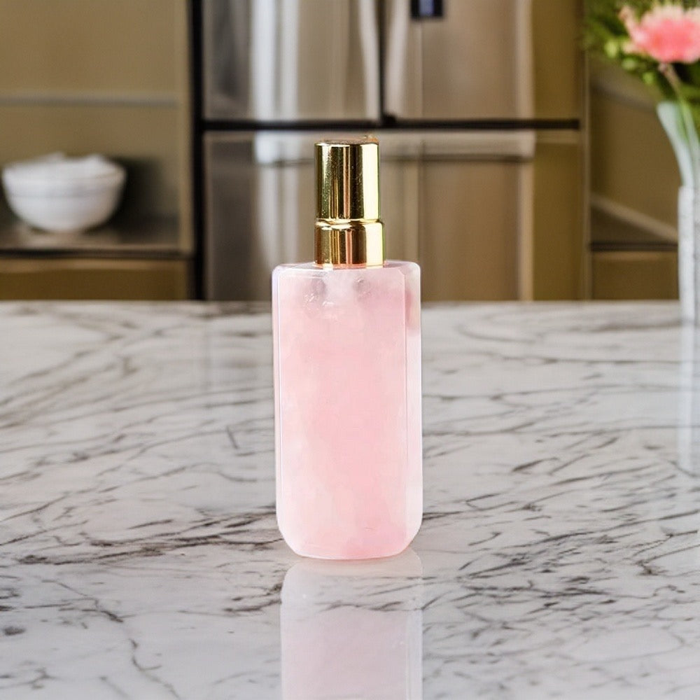 Rose Quartz Perfume Bottle