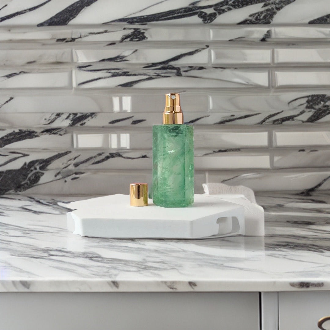 Green Fluoride Perfume Bottle