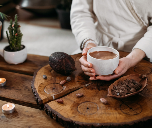 Cocoa ceremony to open the heart