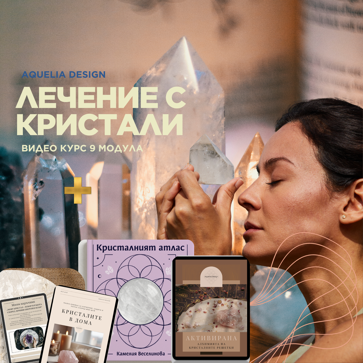 Видео Курс "Лечение с кристали"