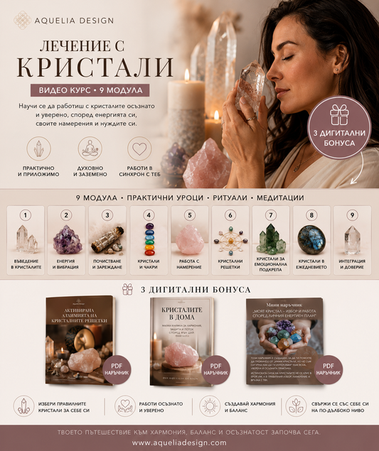 Видео Курс "Лечение с кристали"